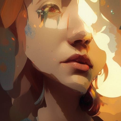 Toscana Portrait in Hyperdetailed Digital Art Style