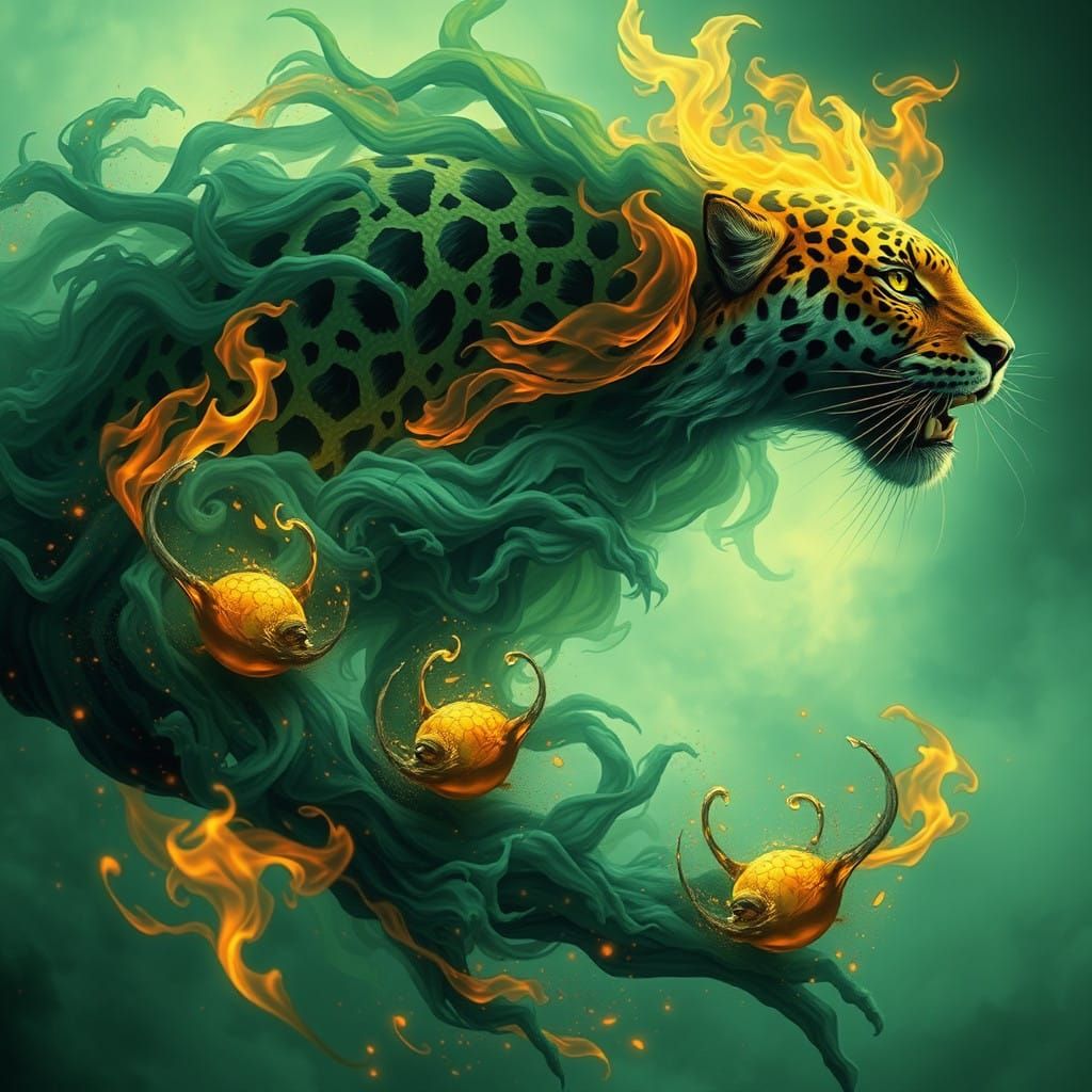 Whispers of Elysian Dreams in a Teal-Hued Paradise