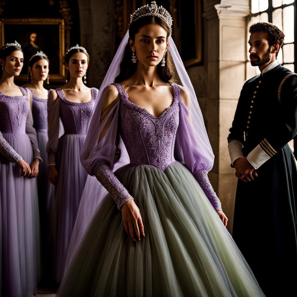 Spanish Princess in Chiaroscuro Style Photography