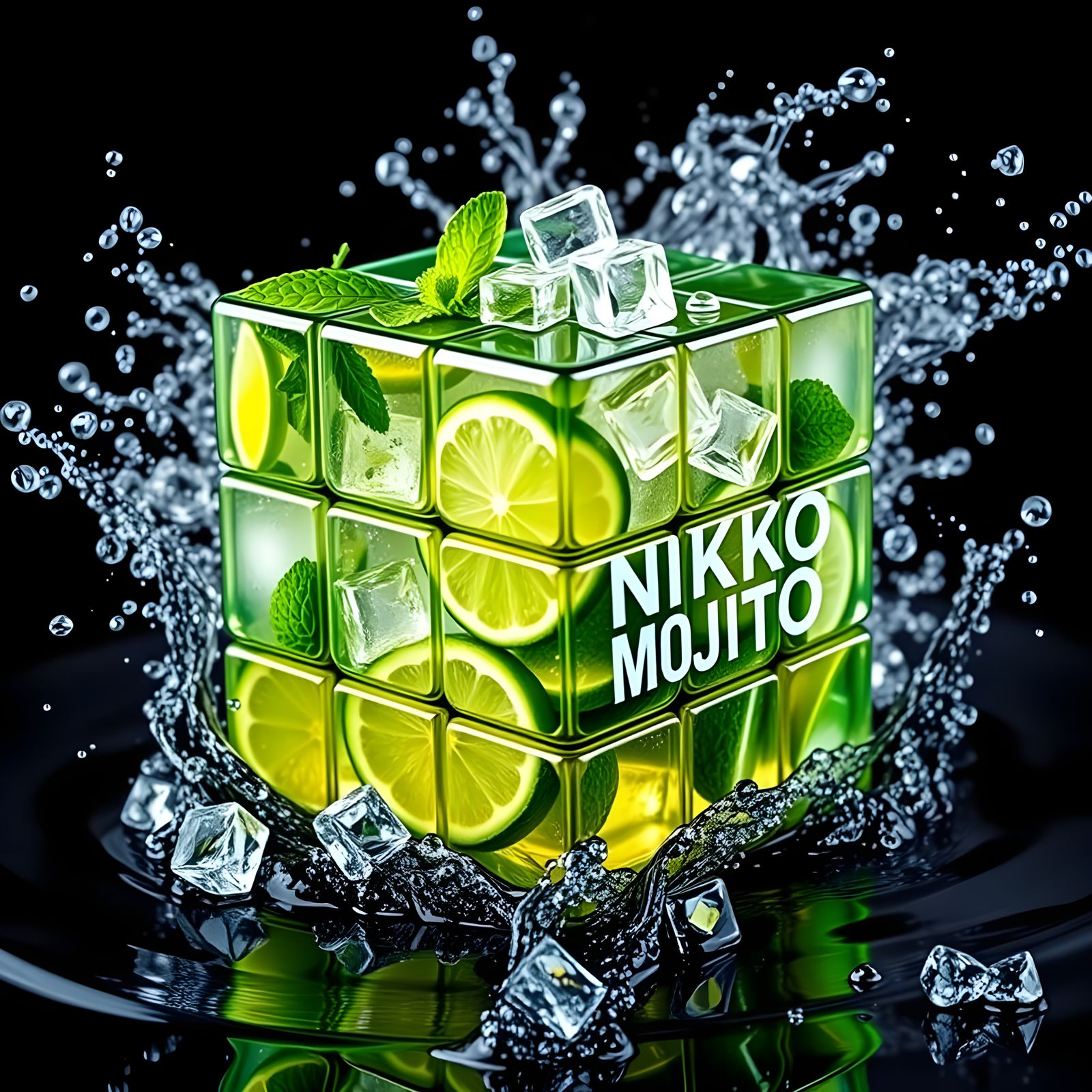 Oops Splash Nikko Mojito: Organic Friendship Mojito.