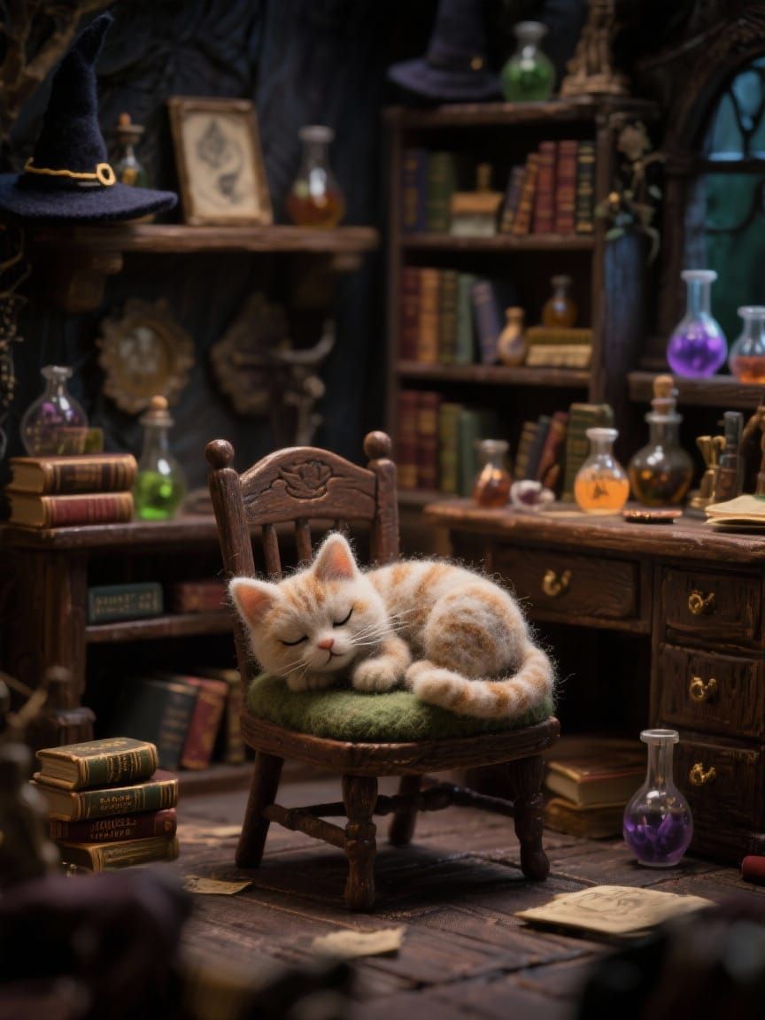 A Witch's Cozy Miniature Sanctuary