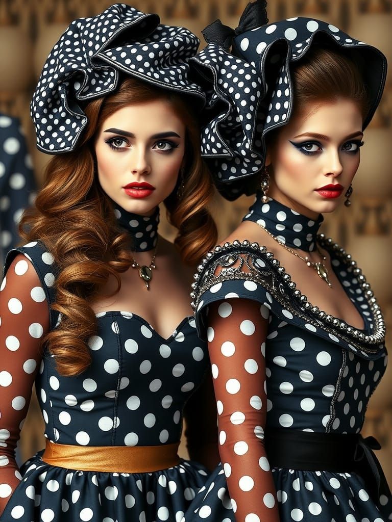 Modelling polka dots...✨