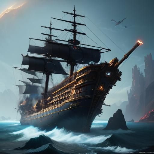 Cyclops in Action: Detailed Matte Painting