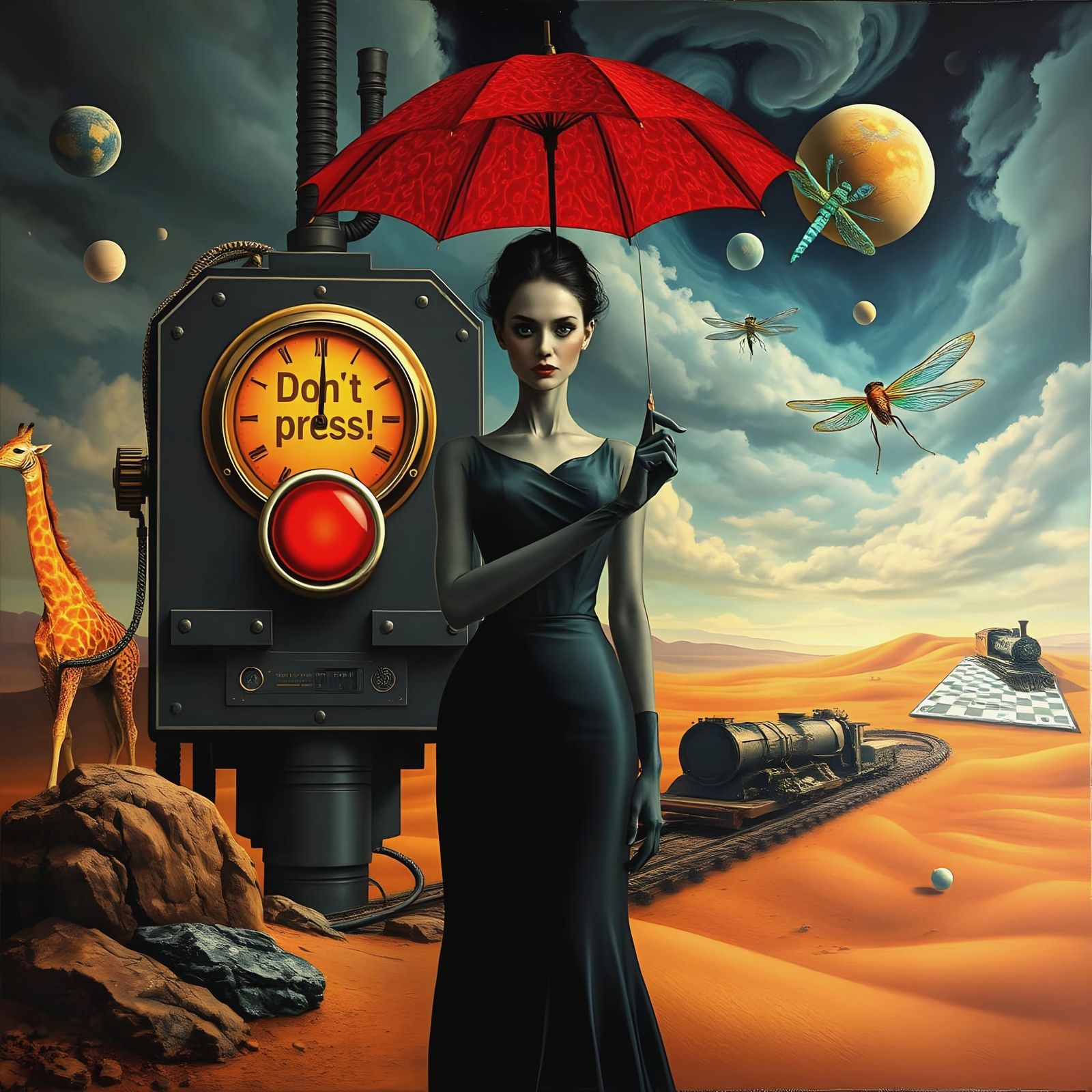 Portrait of Veronica Sanchez (at the Giraffe Station)