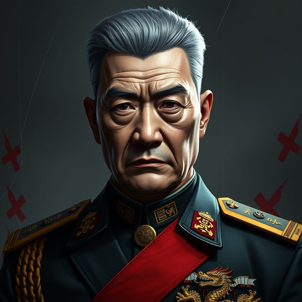 The Butcher of Chengdu in Cyberpunk Style