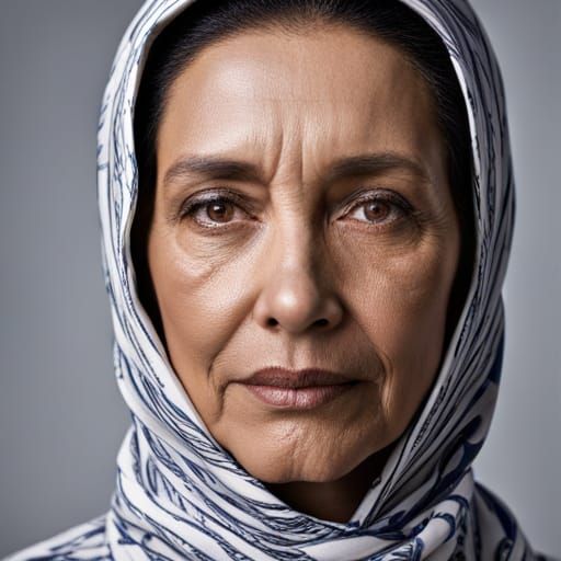 Stunning Moroccan Woman Portrait in Cinematic Style