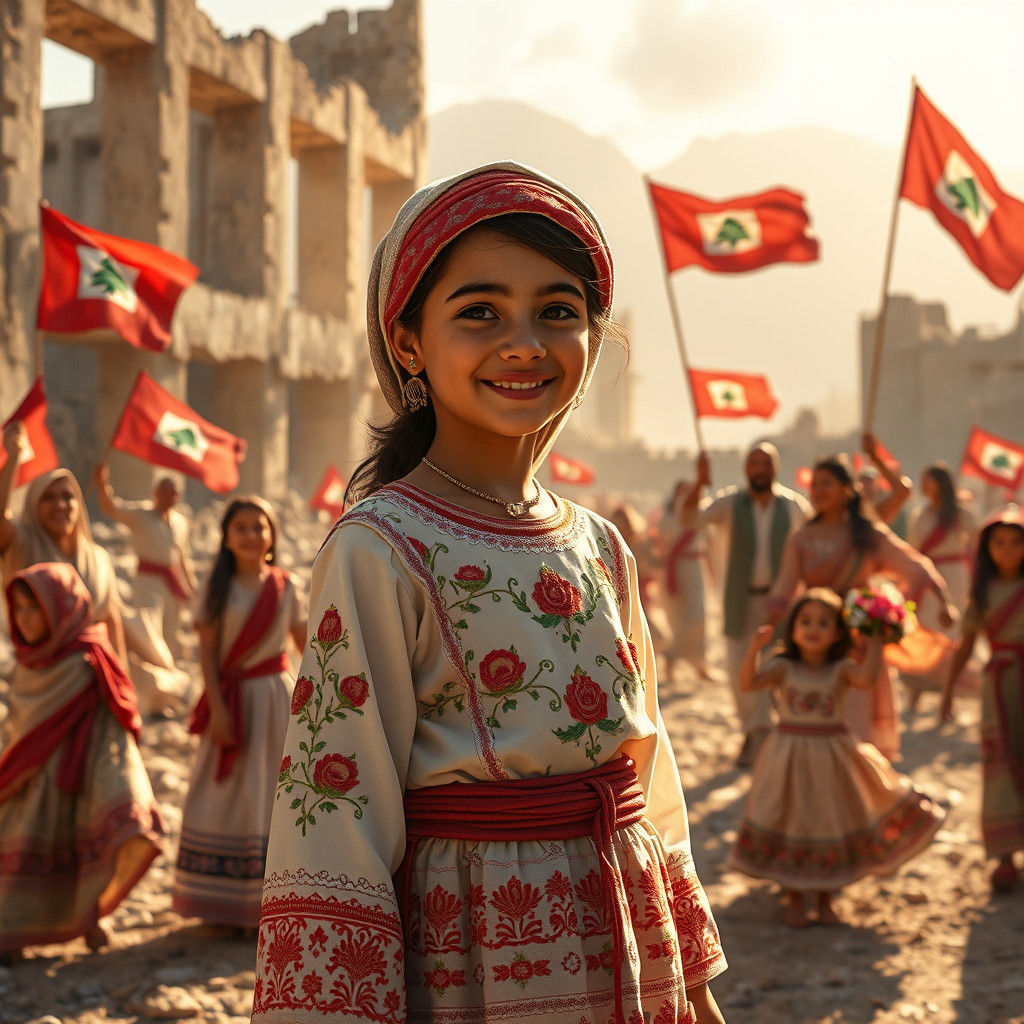 Celebration of Hope Amidst Ruins