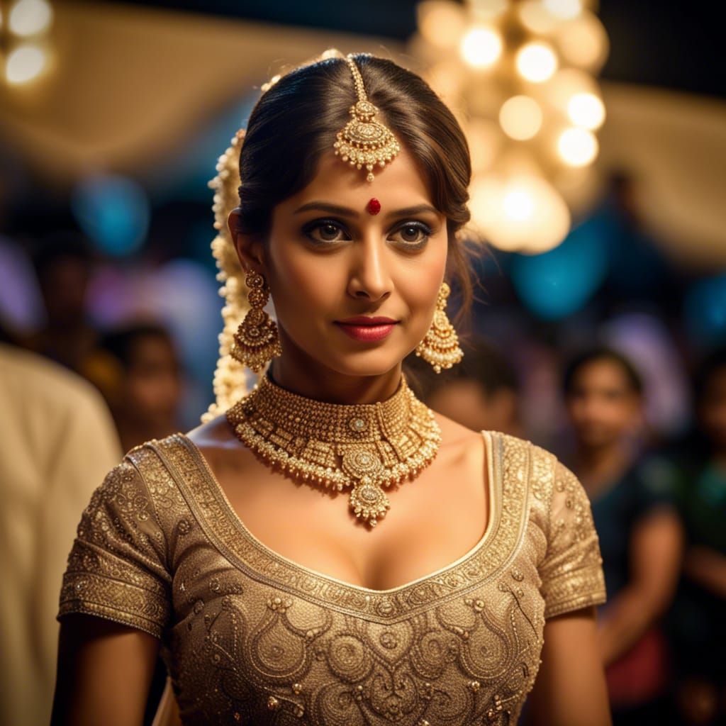 Indian Actress Bridal Fashion Show in HDR