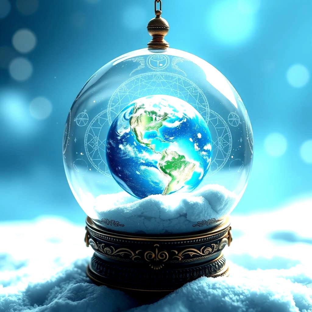 Earth in a Snow Globe: Fantasy Concept Art