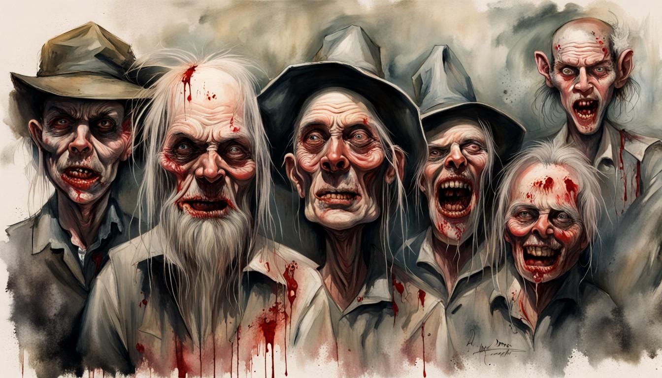 Horrific Hillbillies in Gothic Horror Style