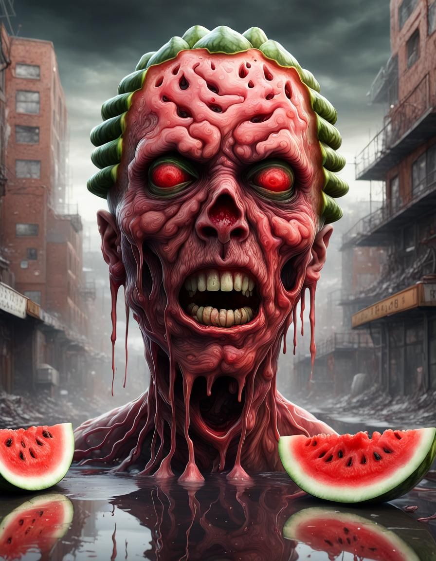 Ripe watermelon