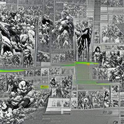 Dynamic Comic Book Character Splash Page