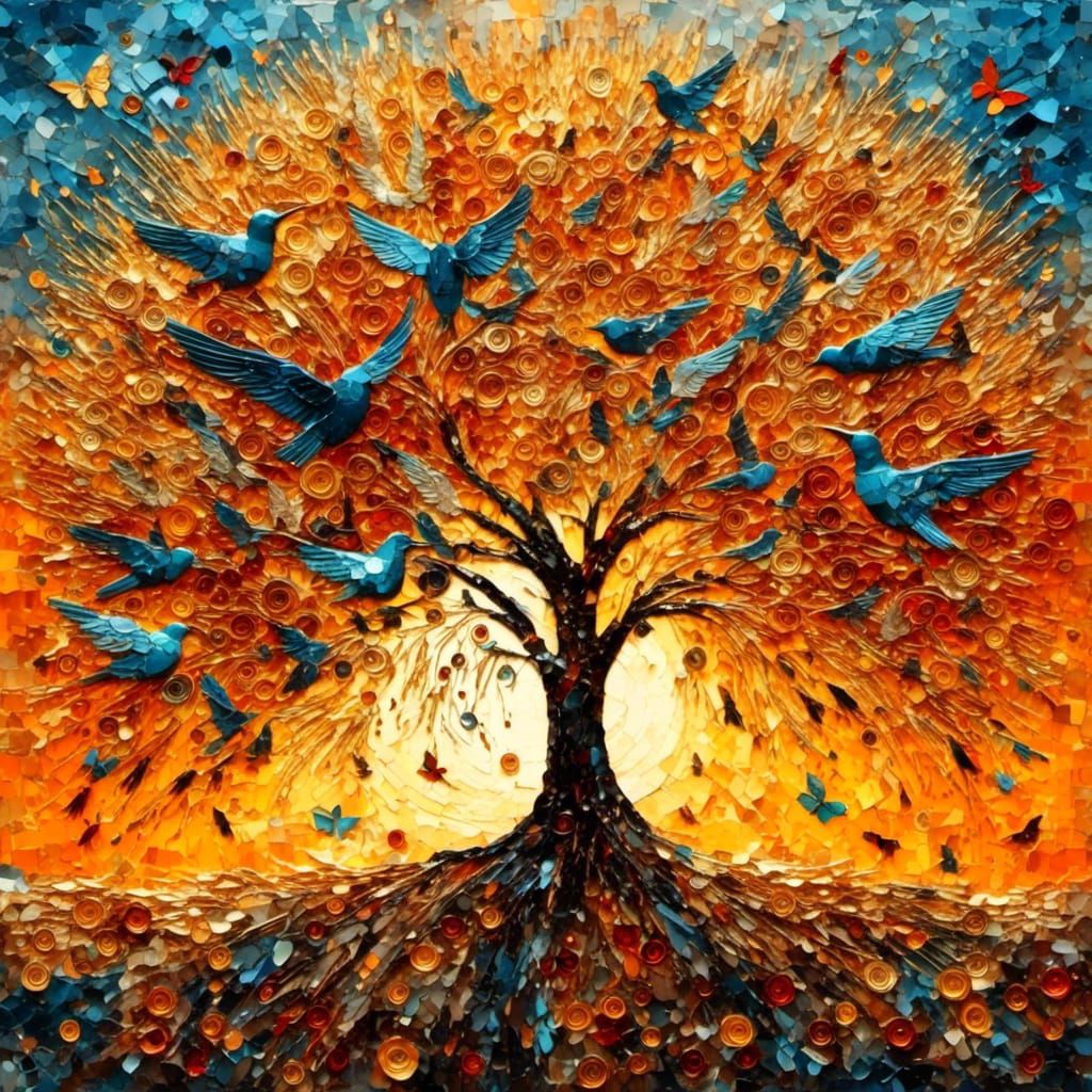 <lora:Collage Magic:1.0>create a collage art overlapping stu...