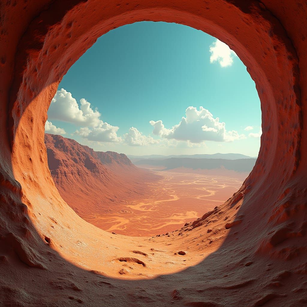 Spectacular Richat Structure in the Sahara Desert