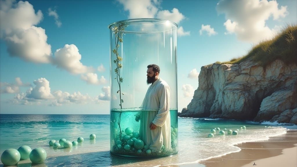 Surreal Seascape in a Dreamlike Realm