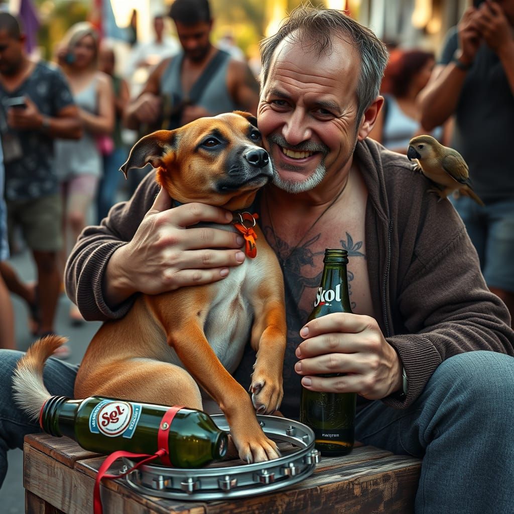 Drunken Scandinavian Musician Connects with Mutt in Vibrant ...