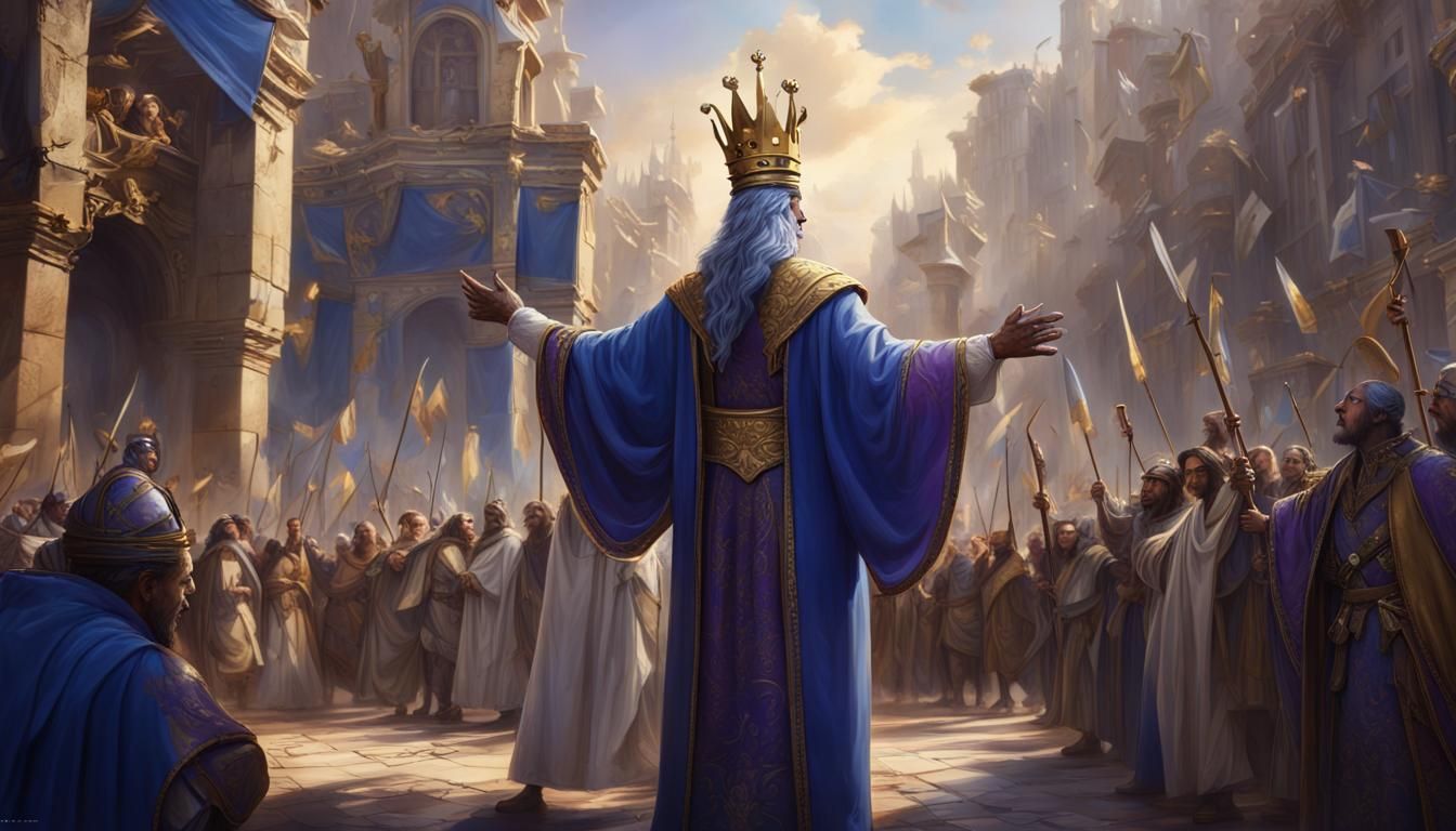 Mordecai in Royal Robes Rejoices in Susa