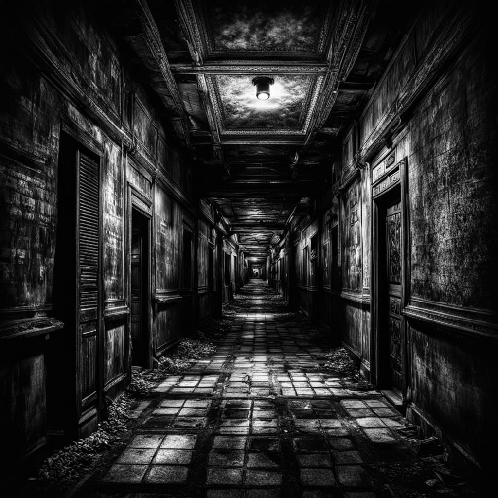 Heart Seeks Answer in Dead Space: Hyperrealistic Image