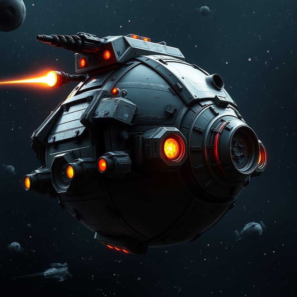 Armored Escape Pod: Heavily Armed in Space
