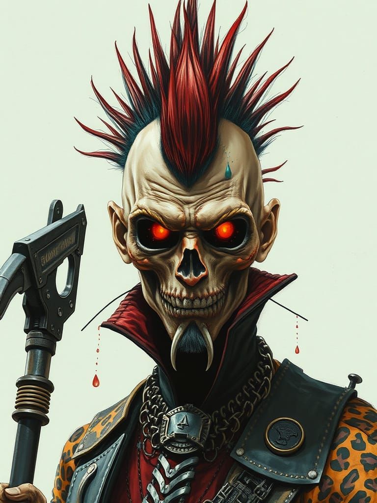 Shattered Glasshead Bounty Hunter Portrait