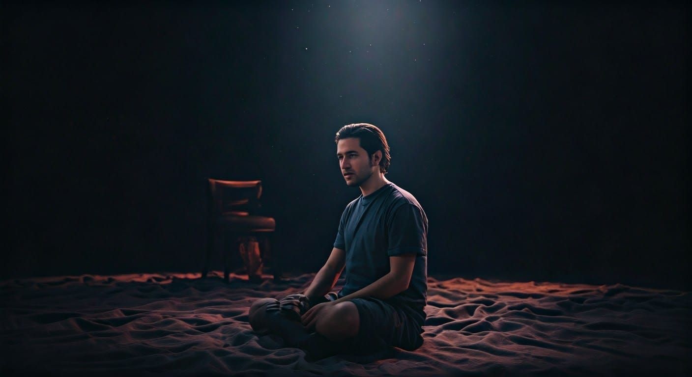 Whimsical AI-Generated Scene with Random Elements