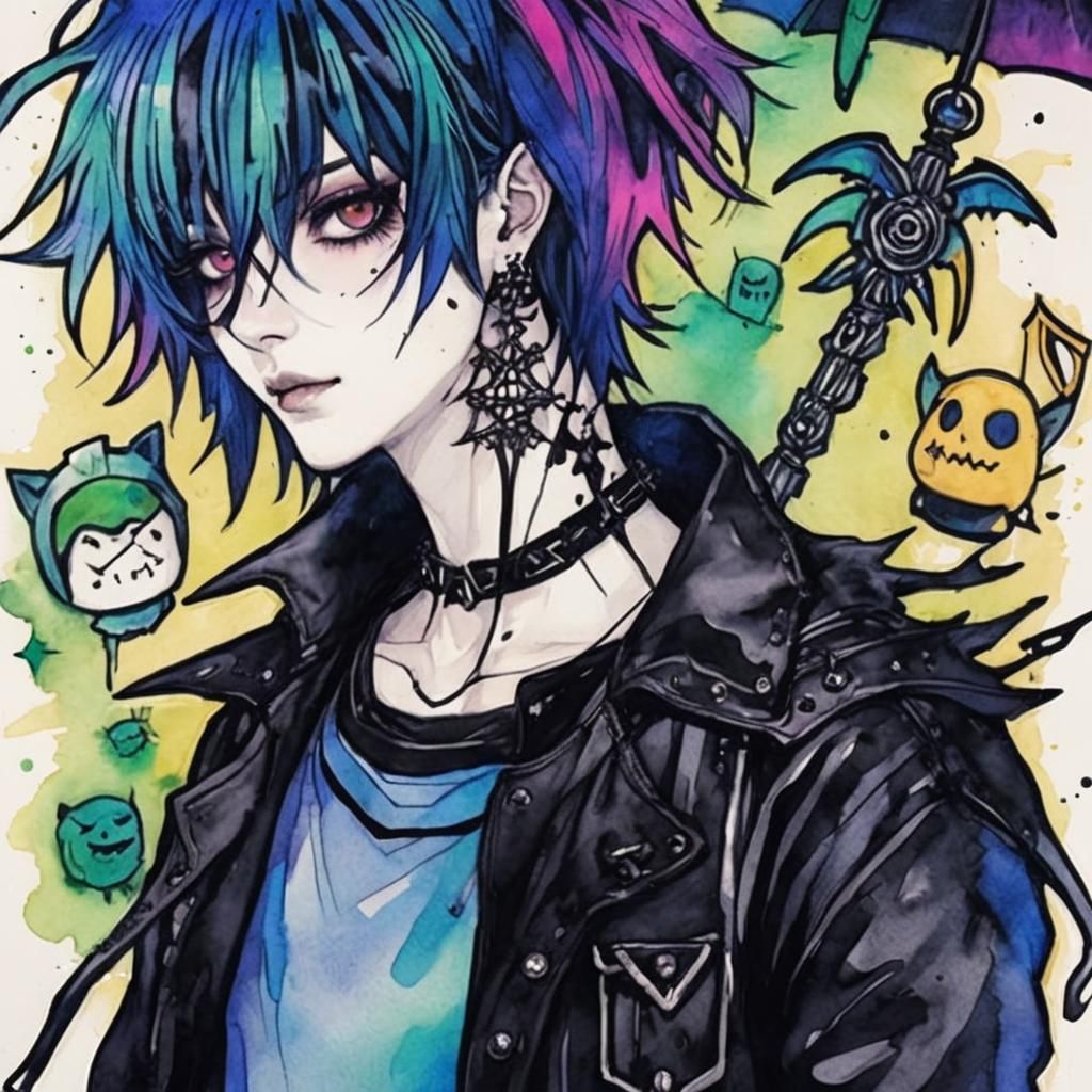 AI Generated Goth Image