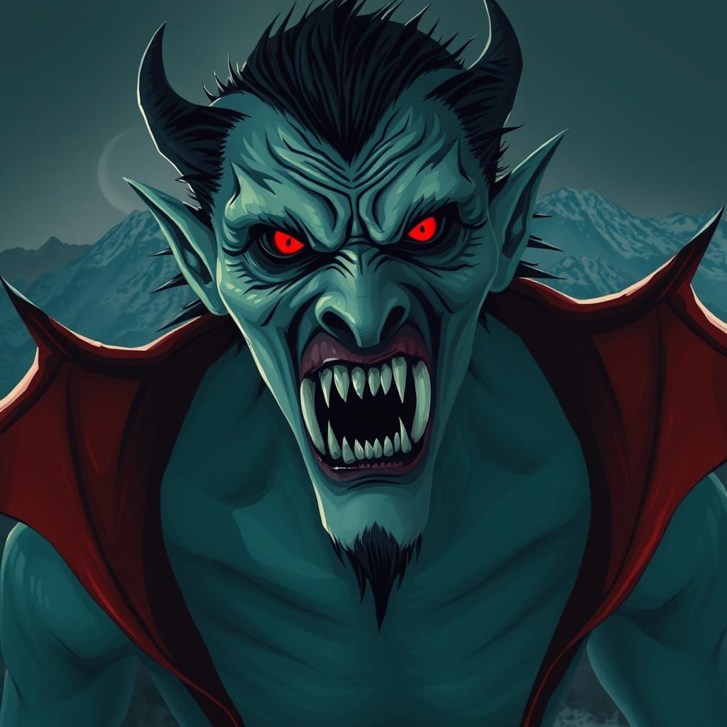 Shape-Shifting Vampire in Bolivian Mountains