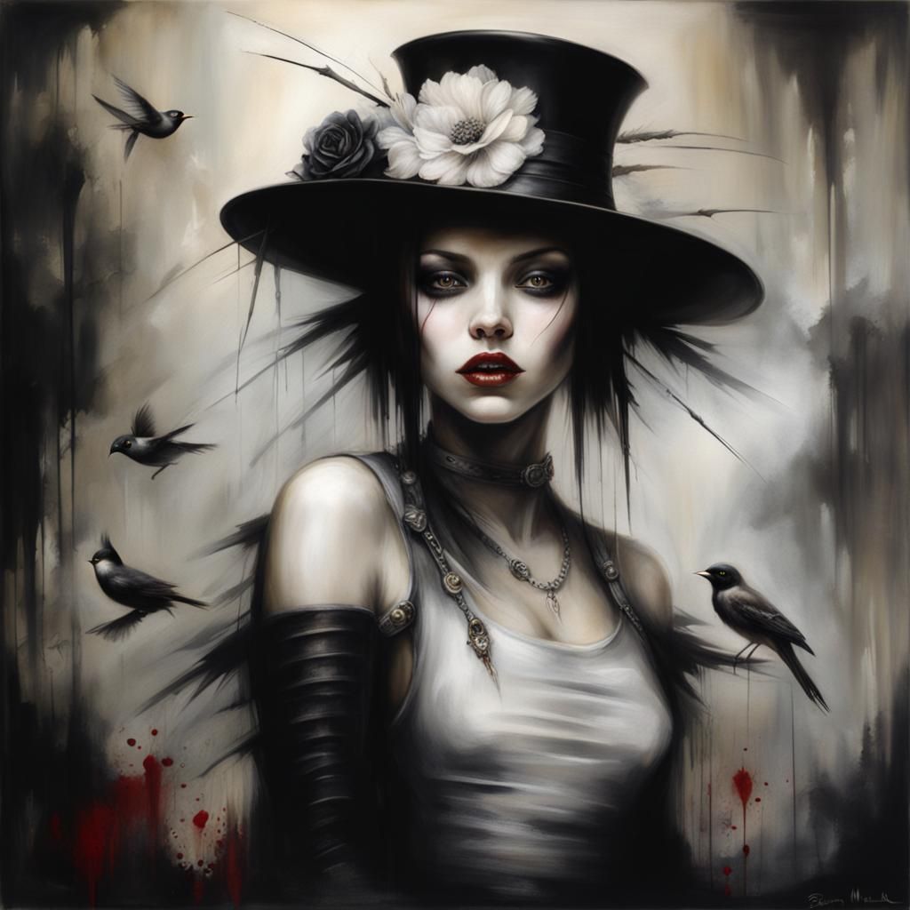 Disturbing Dark Art Composition