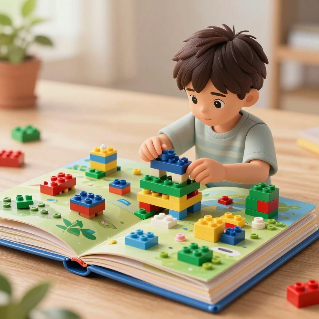 Masterpiece with his Legos