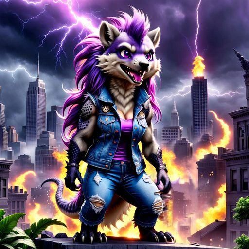 Fierce Furry Goddess of the Storm