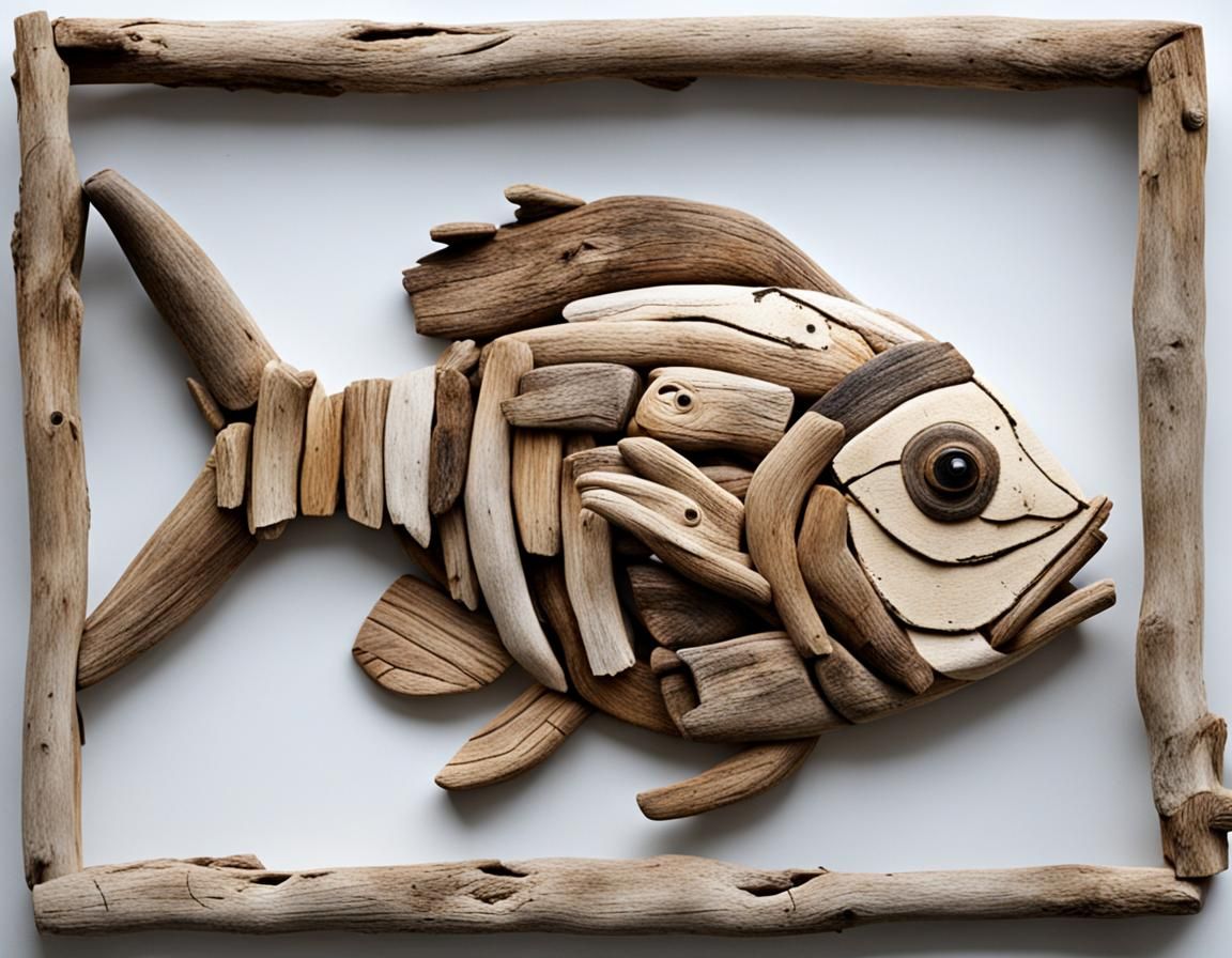 Driftwood Fish Sculpture