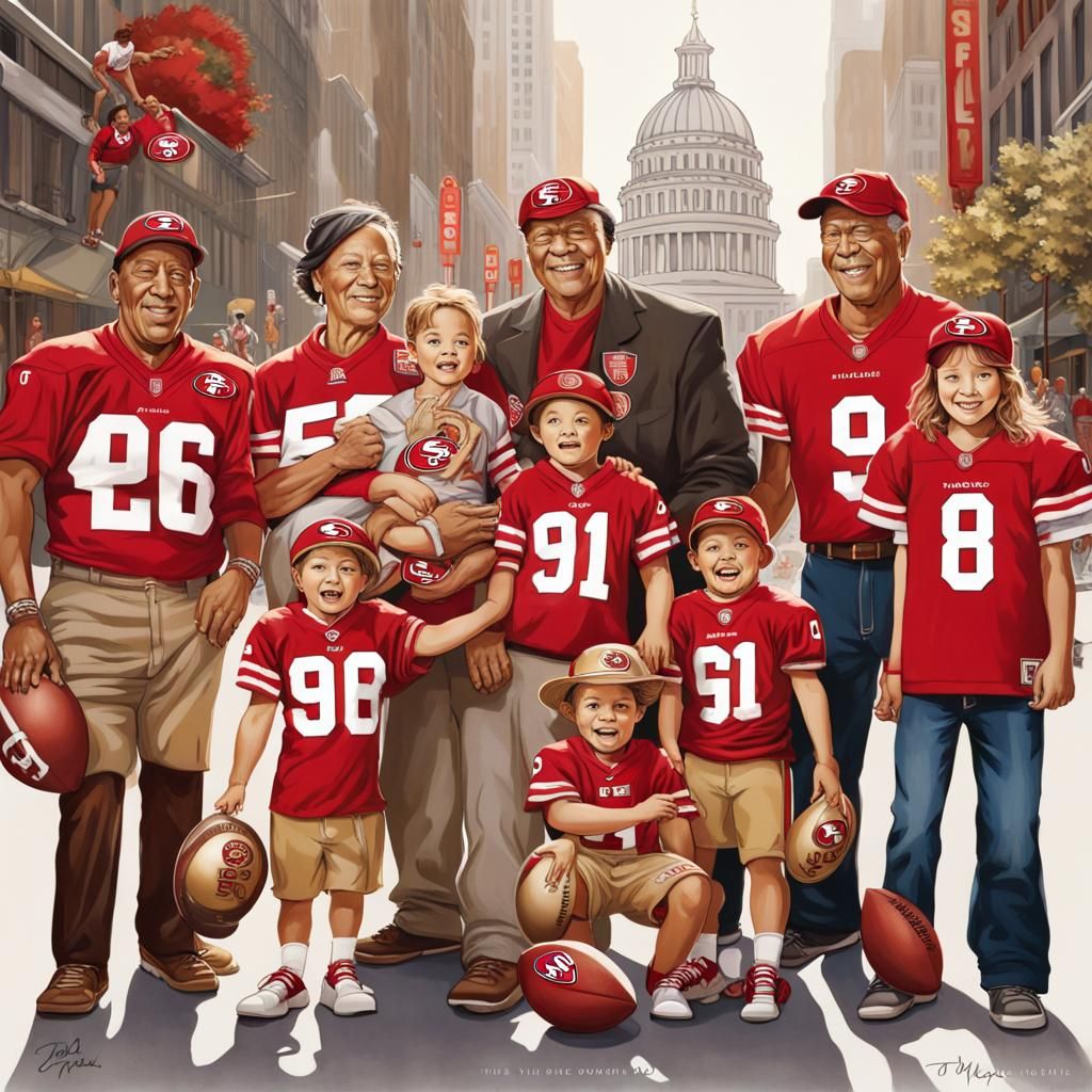 49ers Legacy: A Norman Rockwell-Style Celebration