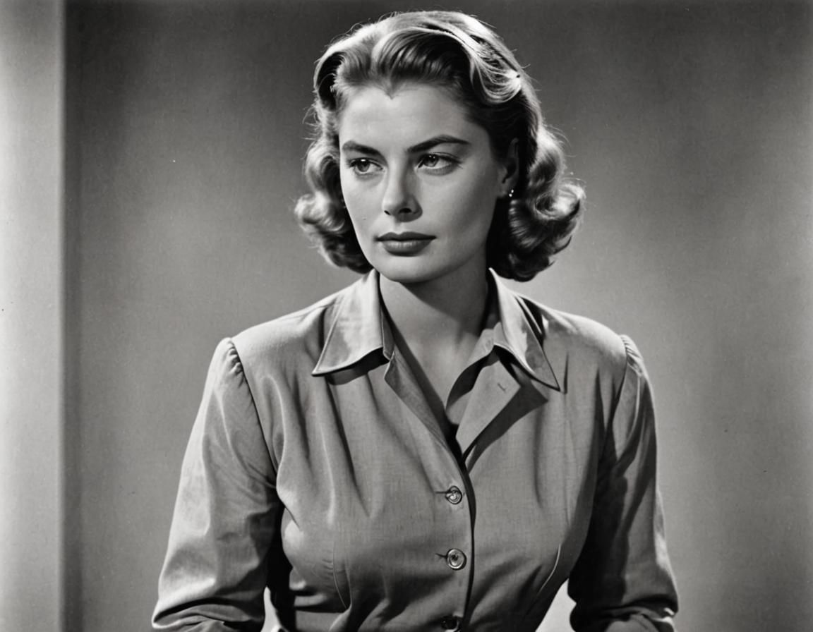 Ingrid Bergman Reimagined in a Modern Setting