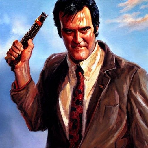 Bruce Campbell in Light, Oil Painting by James Gurney