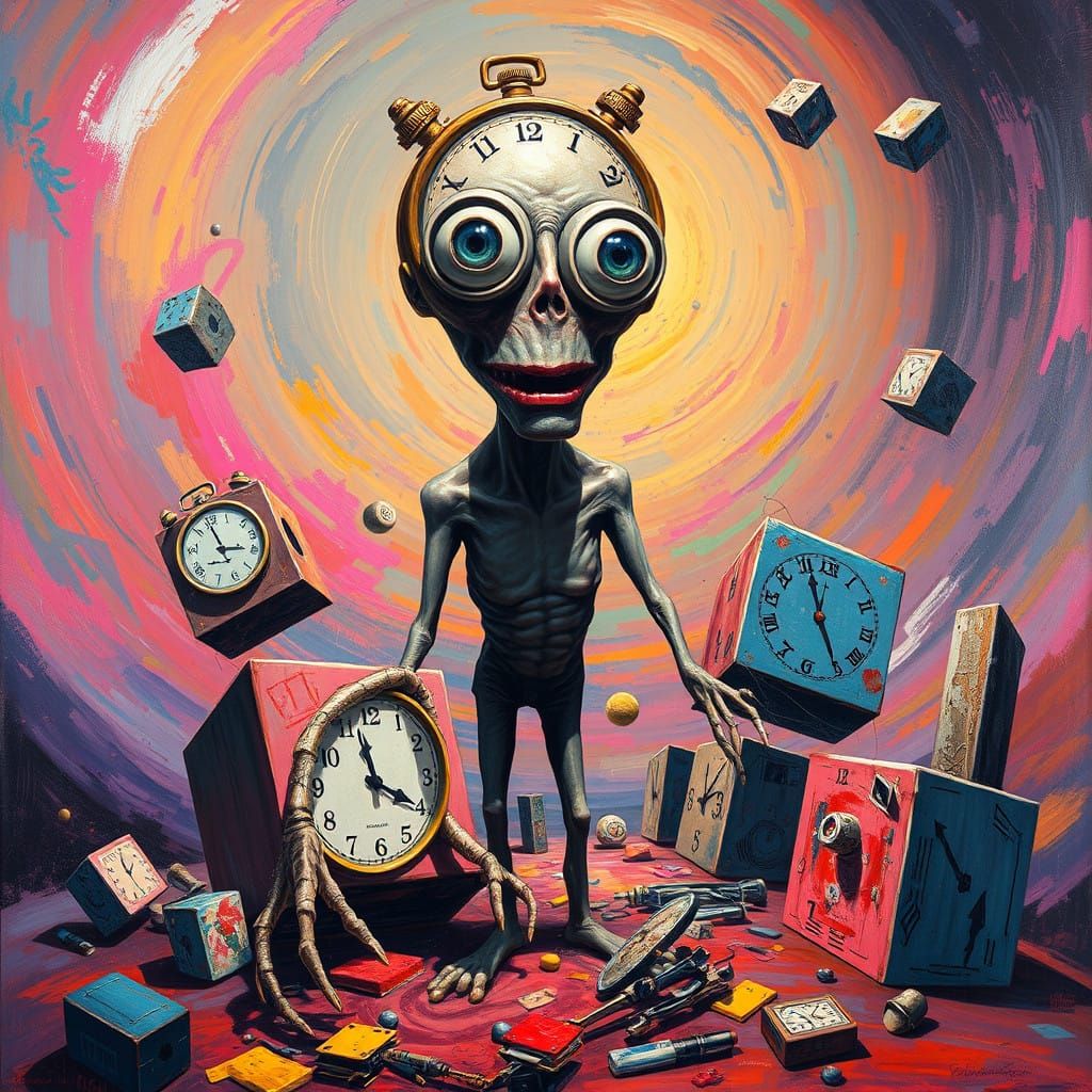 Ethereal Aberration in a Realm of Surreal Chaos