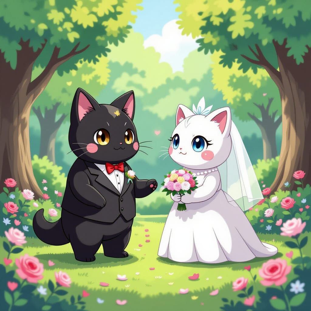 Gengar and Jigglypuff's Whimsical Wedding Ceremony