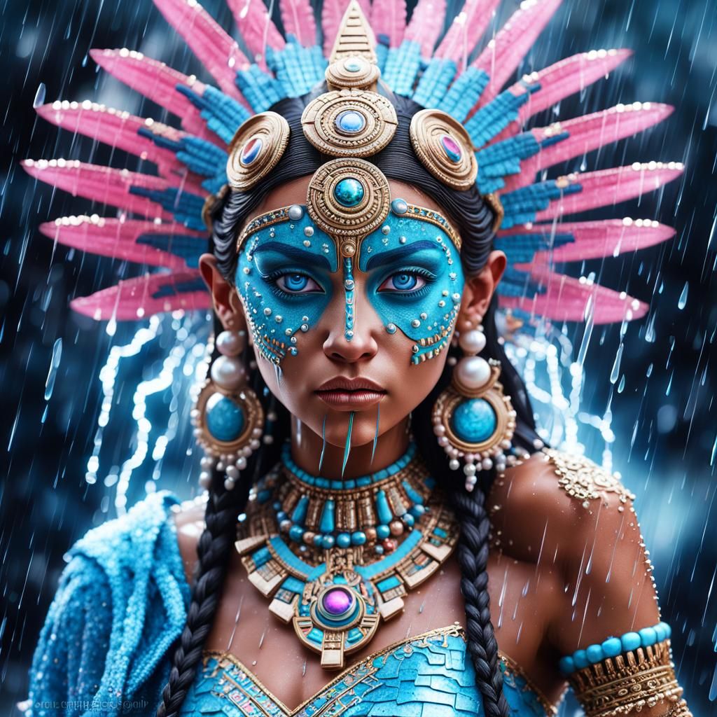 Chalchiuhtlicue Goddess Of Water #2 (AZT)