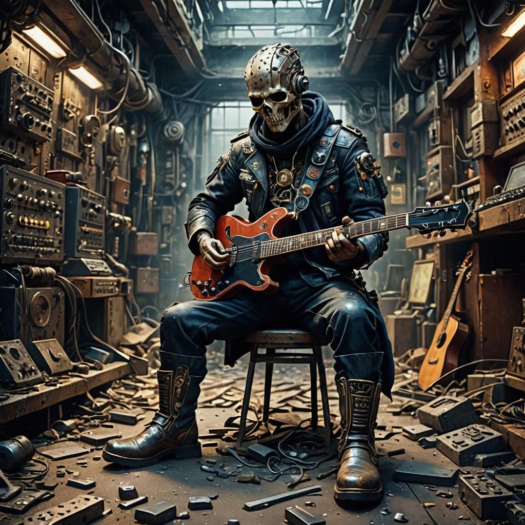 Epic Steel Guitars: A Digital Matte Painting