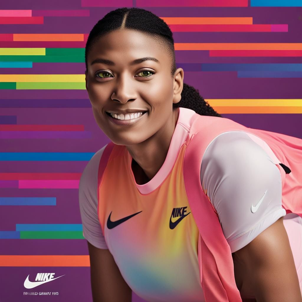 Nike's LGBTQIA+ Sports Inclusion: Detailed Matte Painting