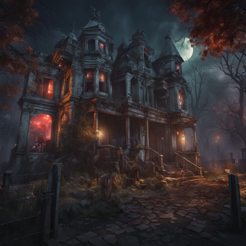 Zombie Prom Night: A Detailed Fantasy Concept Art