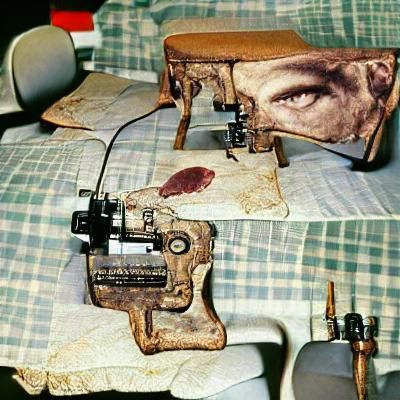 Antique Sewing Machine Close-Up