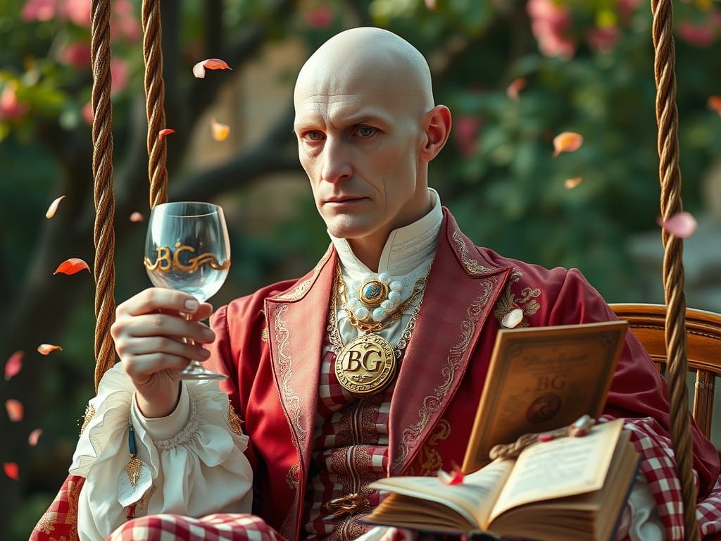 Majestic Nobleman in Gilded Regalia