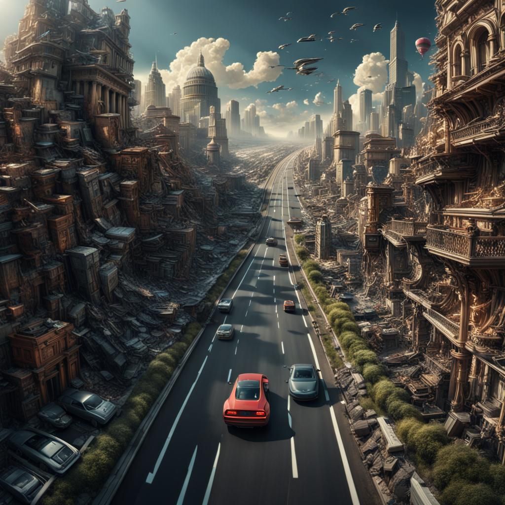 Life in the Fast Lane: Digital Matte Painting