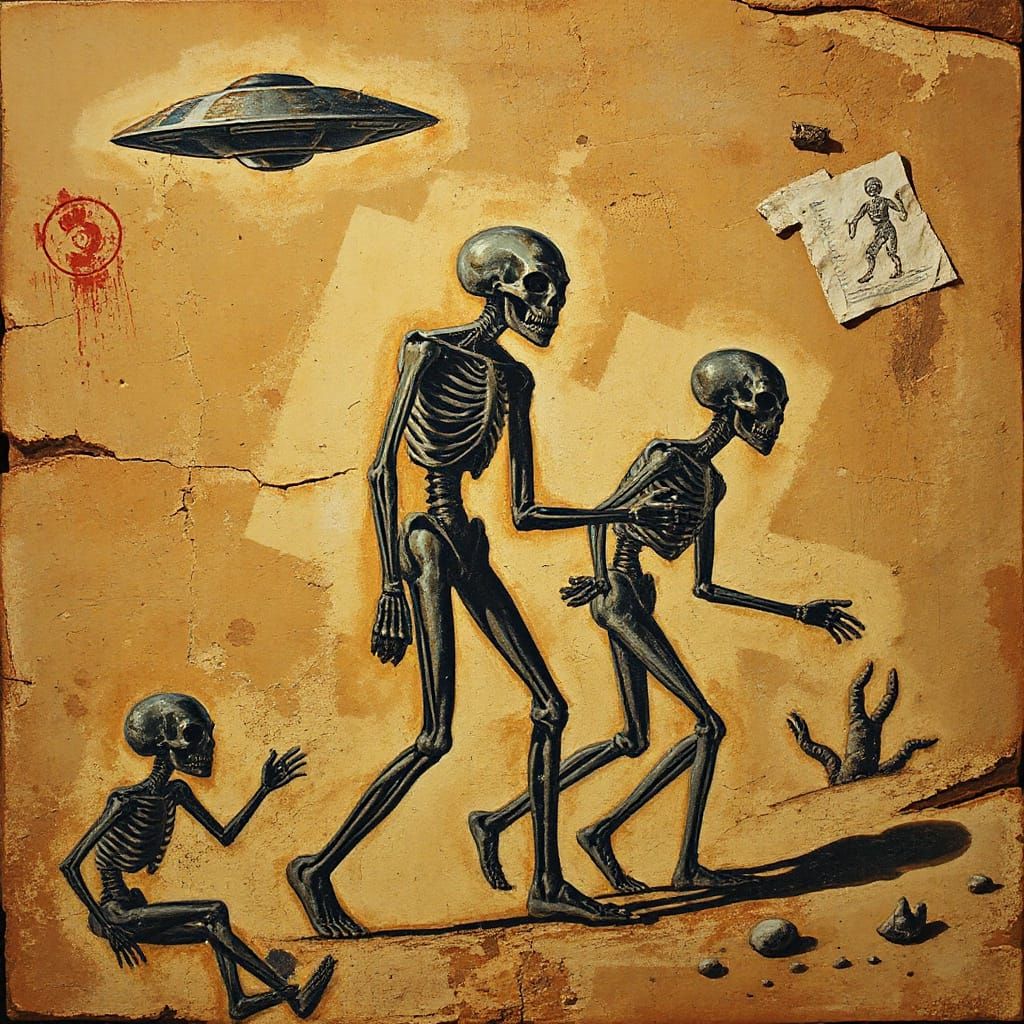 Ancient Petroglyphs of Grey Alien Life in Chhattisgarh