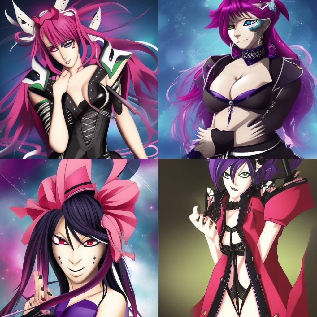 Scaramouche in Anime Key Visual Style