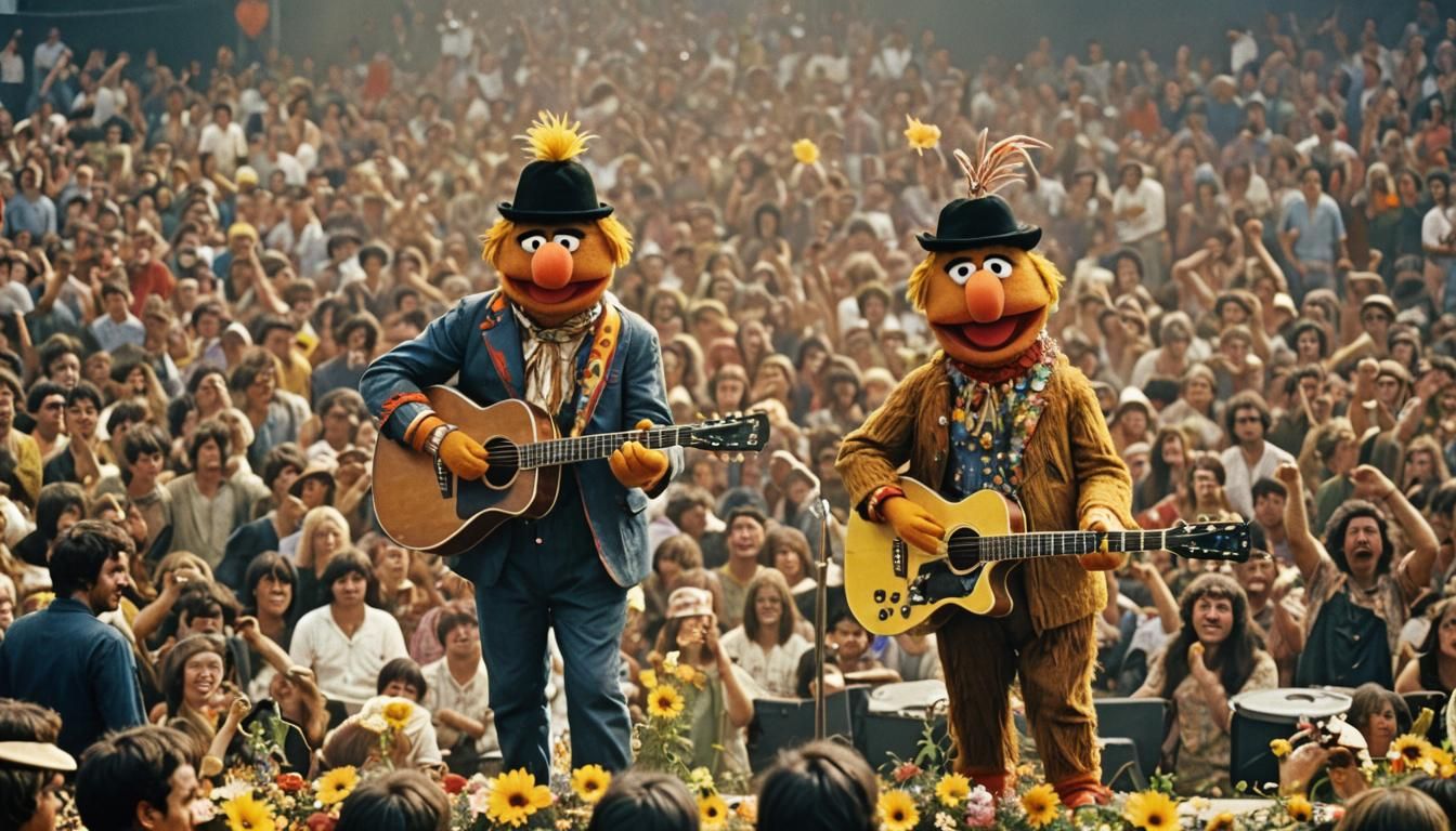 Muppets at Woodstock '69
