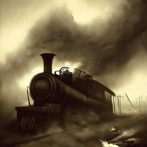 Sinister 1800s Runaway Train