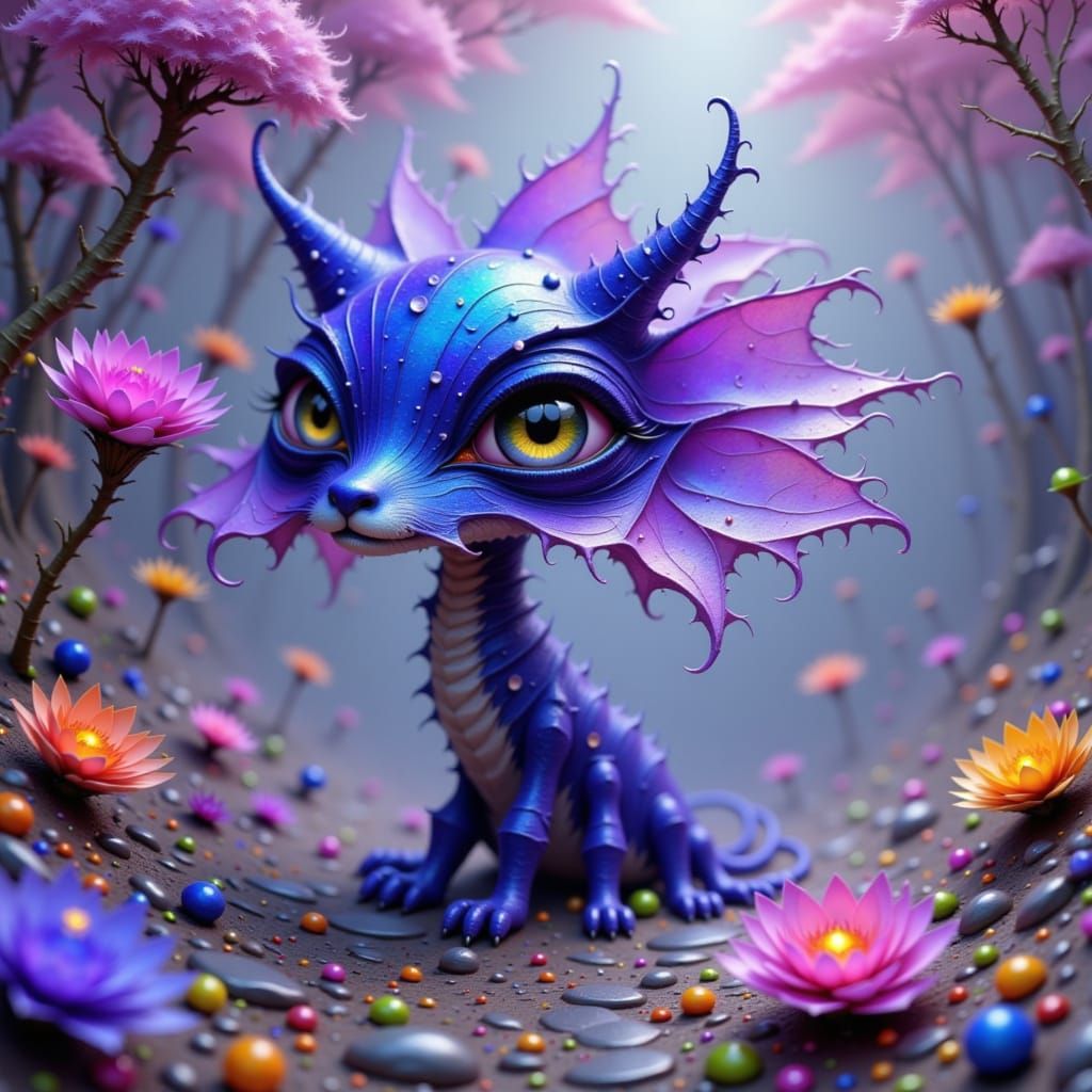 Iridescent Vortex Tunnel in Abstract Expressionist Style