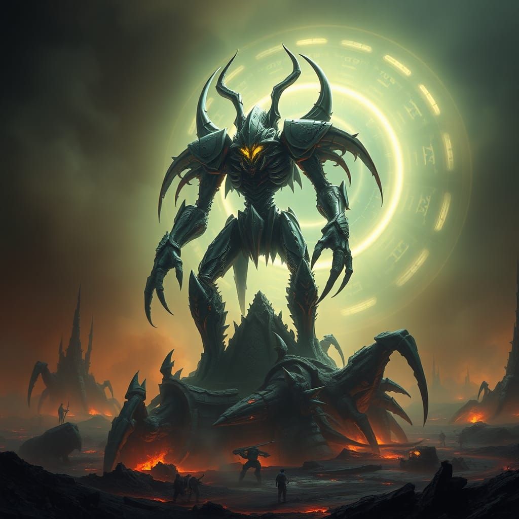 Protoss-Zerg Hybrid on Ravaged Battlefield