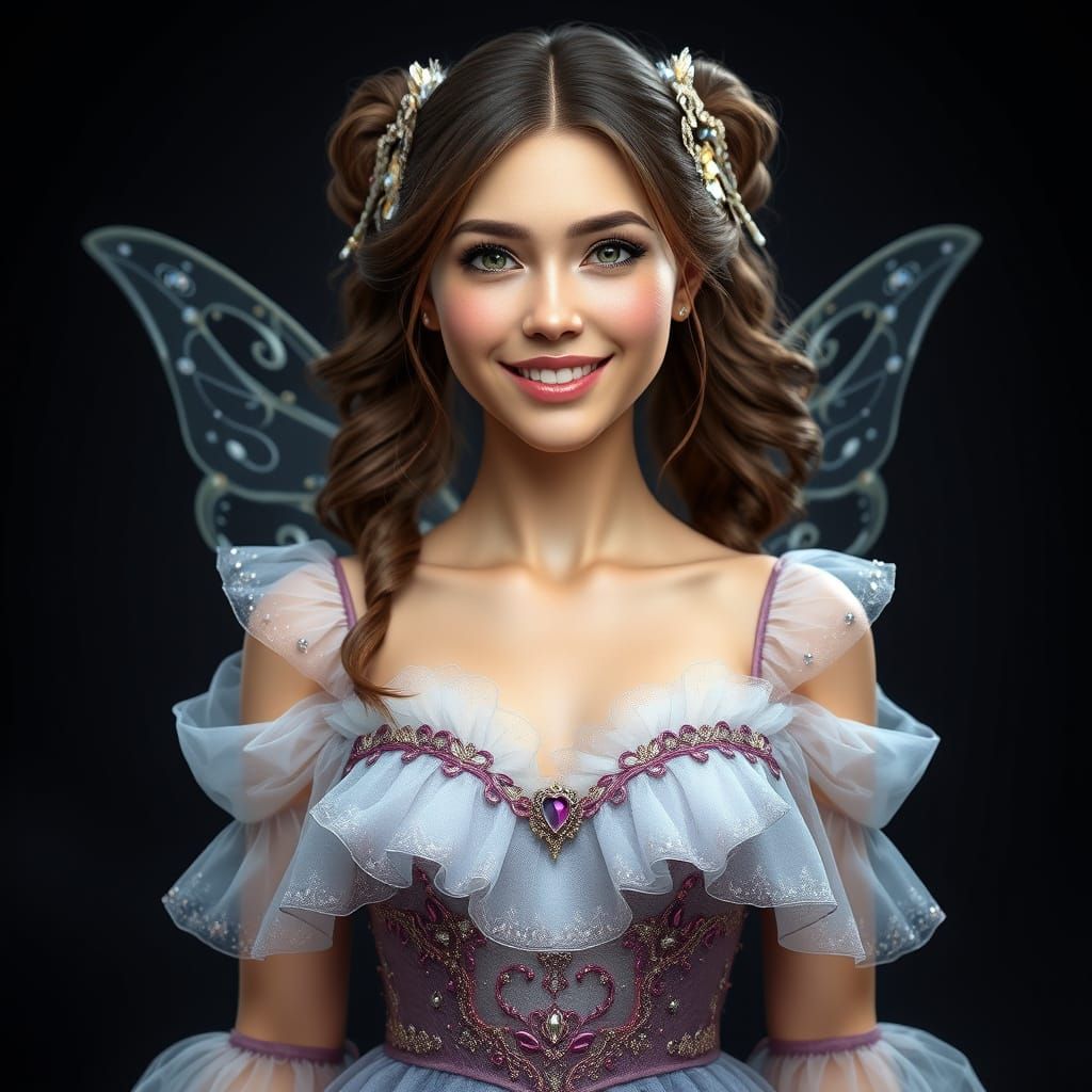 Mystical Fairy in Realistic Cosplay
